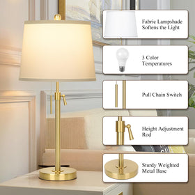 JUNNAI 3-color LED bulbs offer warm to daylight options.