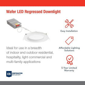 Juno 5-in-1 color temperature downlight offers flexible mood lighting.
