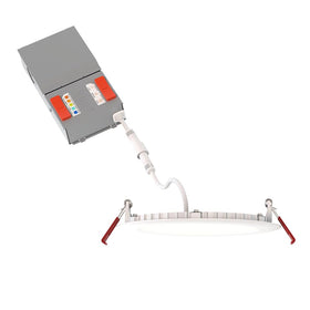 IC-rated Juno downlight safe to install directly with insulation.