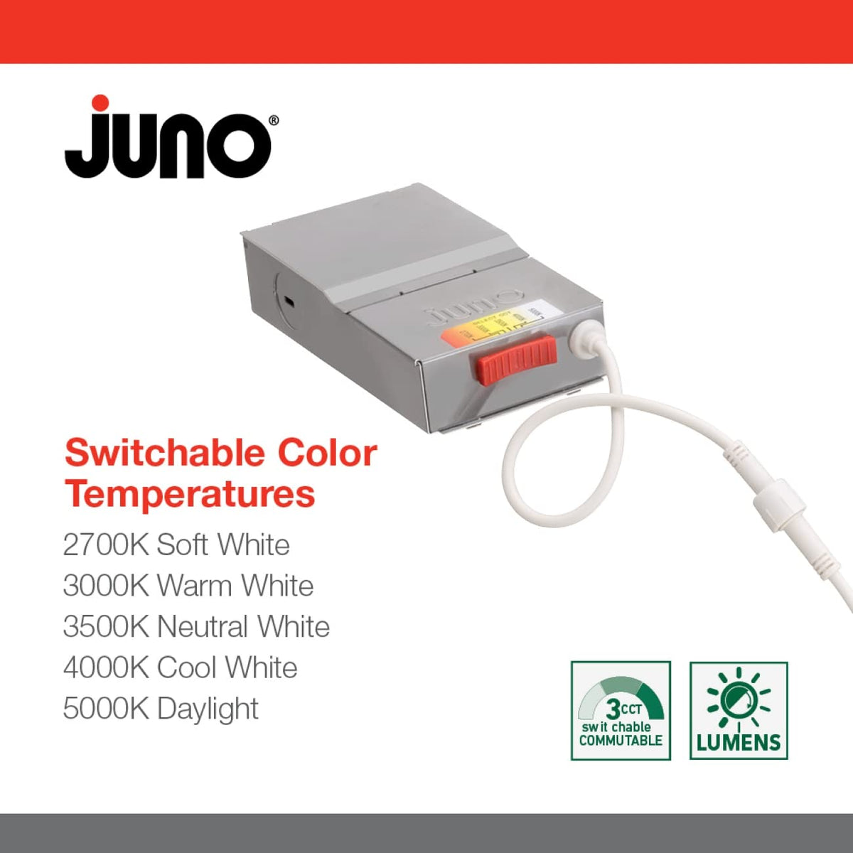 Juno ultra-thin recessed downlight fits tight ceiling spaces for easier installs.