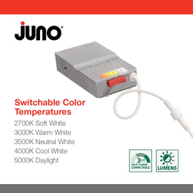 Juno ultra-thin recessed downlight fits tight ceiling spaces for easier installs.