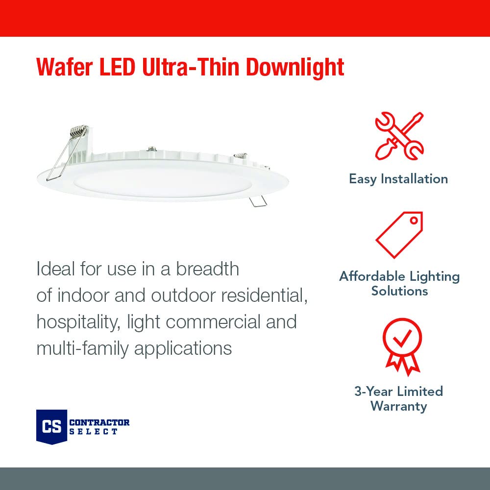 Juno downlight showing 5-in-1 color temperature switch for flexible ambience