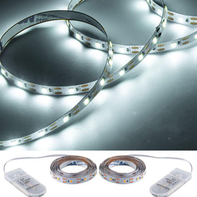 Junwen battery powered LED strip light daylight white for shadow box projects and gifts