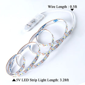 Junwen 5V battery strip with safe operation for kids and pets