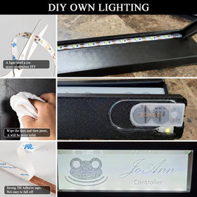 Junwen LED strip light two modes for a wedding centerpiece display
