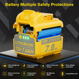 JUNWOOD 84Wh capacity powers extended DIY projects and tasks.