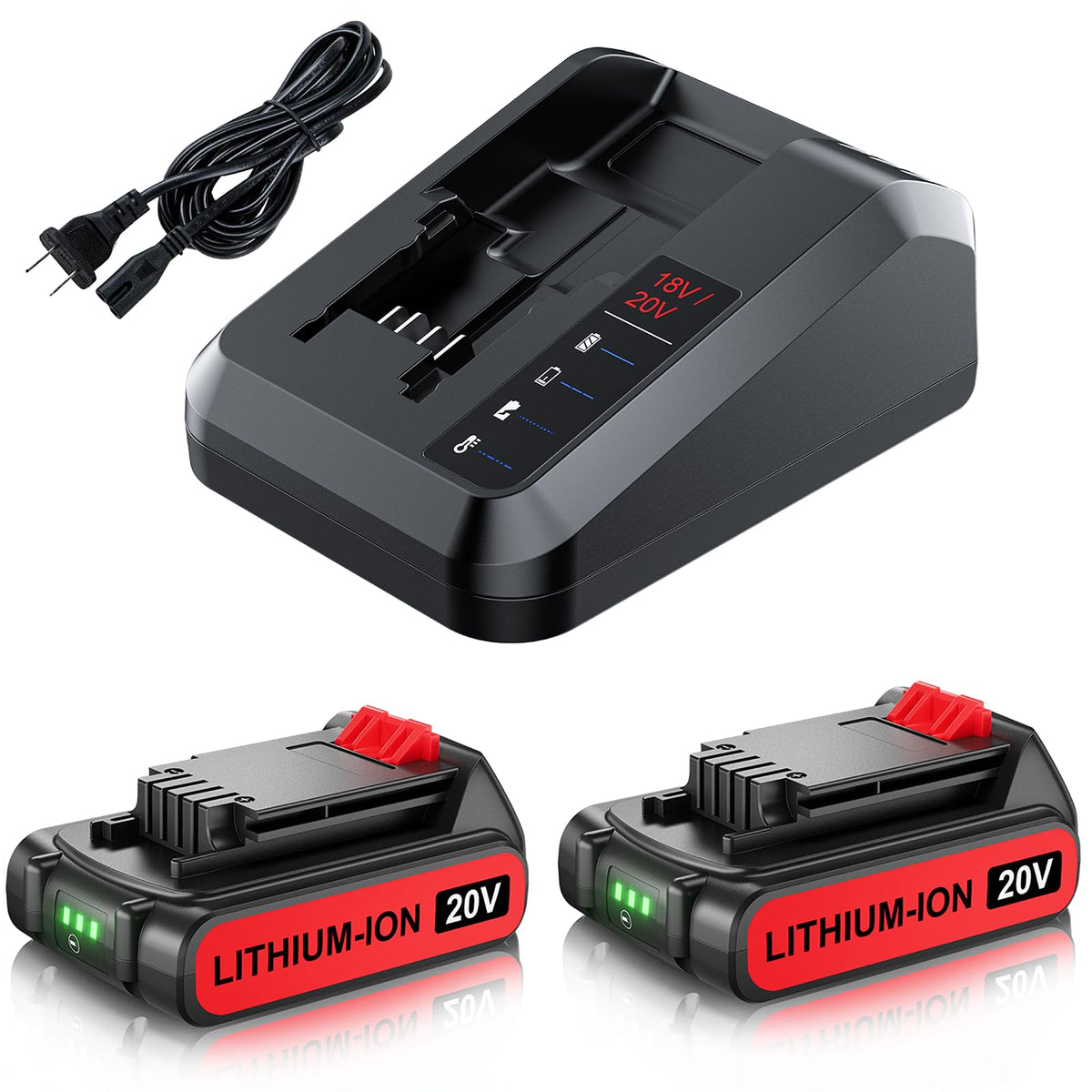 Junwood 4.0Ah LBXR20 battery for extended runtime in 20V tools.