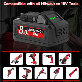 Junwood battery LED indicator shows charge status at a glance.