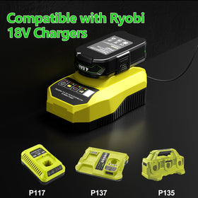 JUNWOOD compatibility with Ryobi OnePlus P102–P109 for versatile use