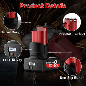 JUNWOOD 8.0Ah battery delivering longer run time for cordless tools