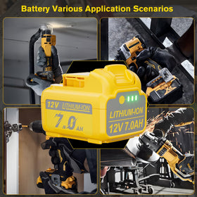 JUNWOOD two-pack provides ready backup power for cordless work.