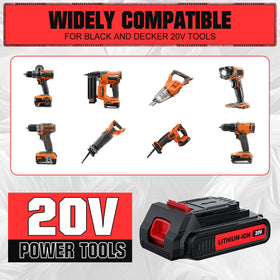 JUNWOOD two-pack battery set for quick tool swaps.