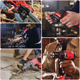 Junwood workshop use featuring extended runtime for cordless projects.