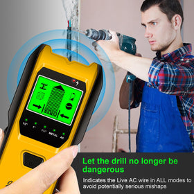 Jurgen K Audible alarm with LCD cues aids accurate detection while drilling.