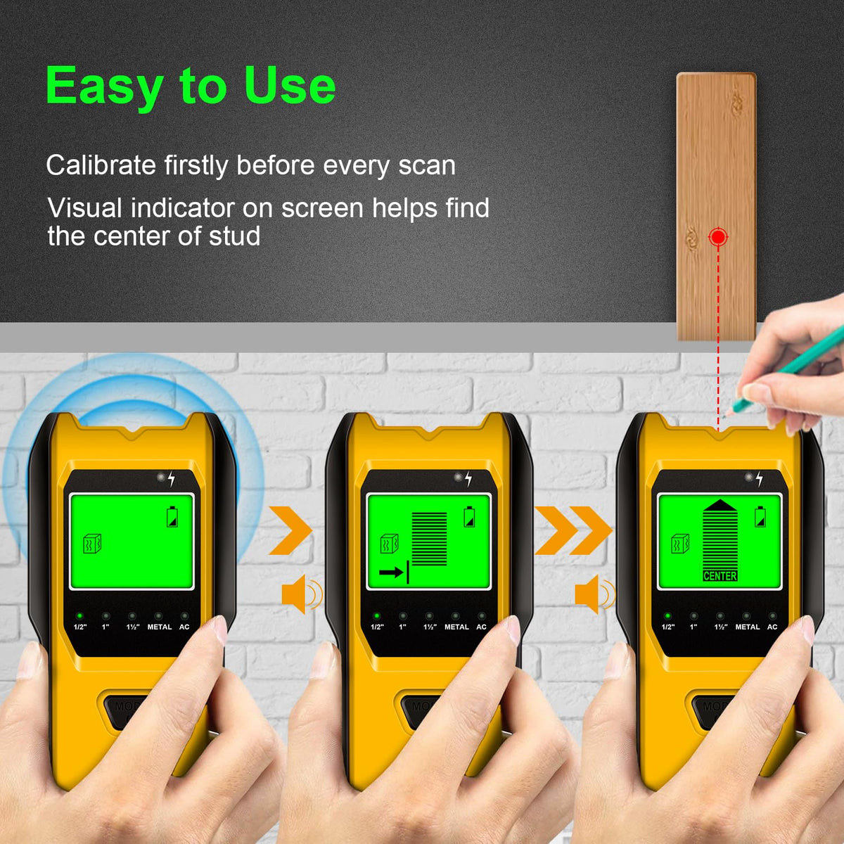 Jurgen K Auto calibration provides reliable readings across wall types.