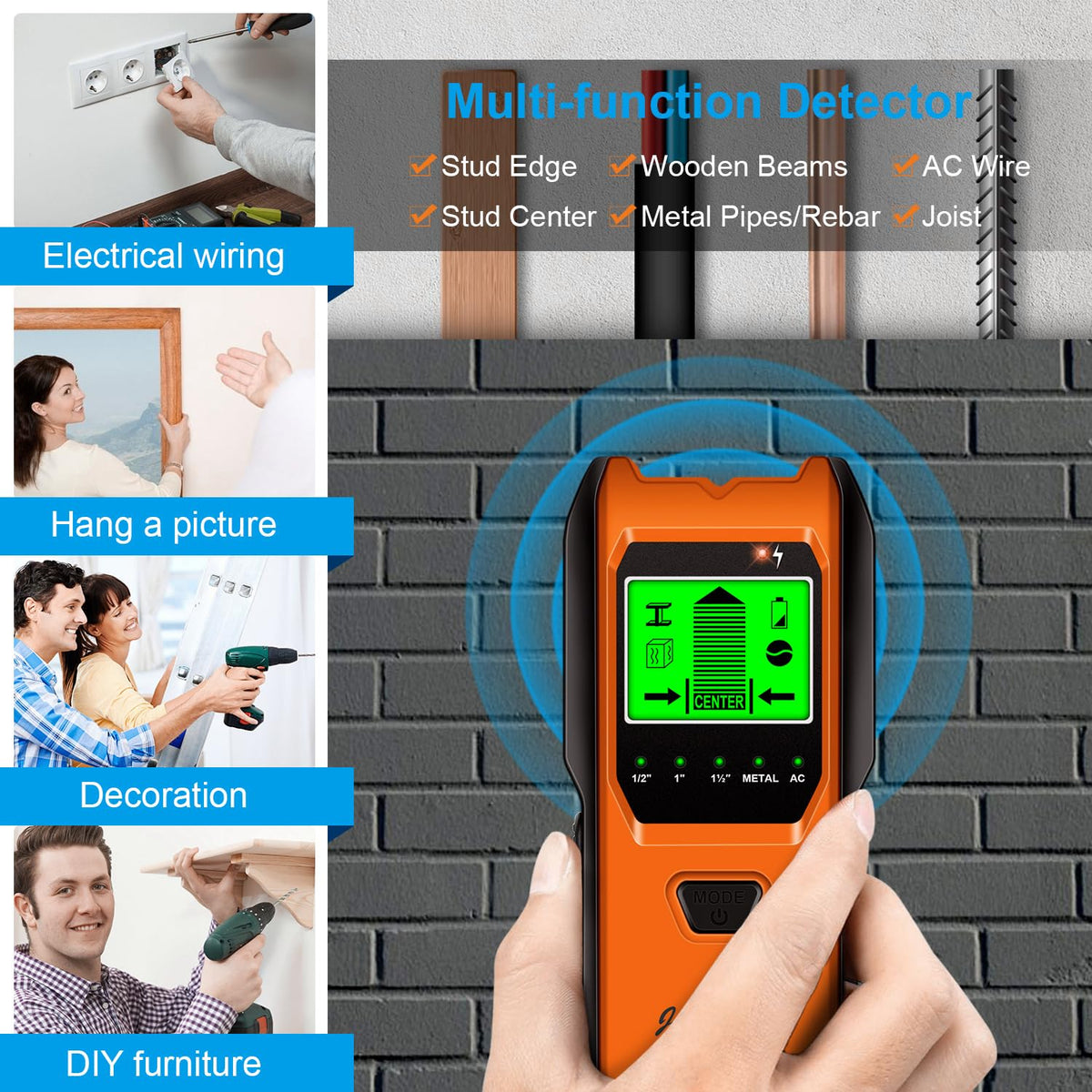 Jurgen K wall scanner calibration process ensures reliable readings.