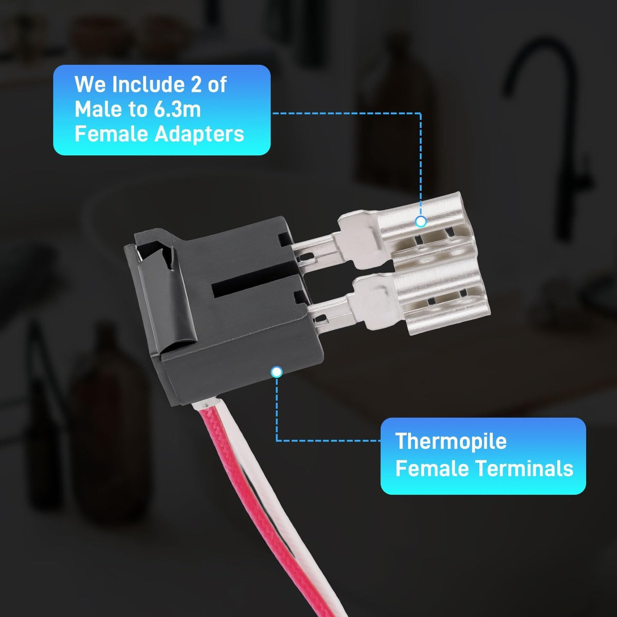 JURPLIX electrode wire for extended burner connection length