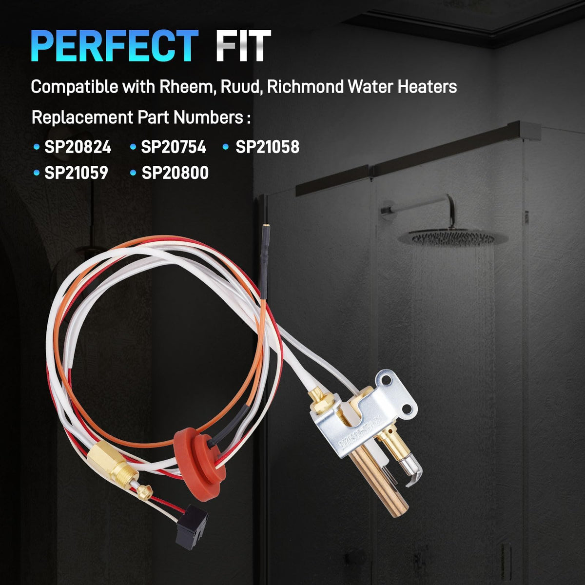 JURPLIX thermopile and sparker unit for fast, consistent burner starts