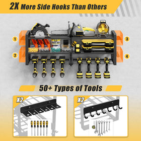 Jusgym anti-roll drill holders prevent tools from rolling away