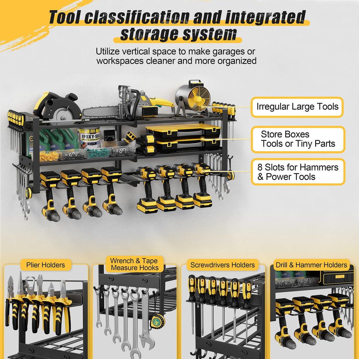Jusgym Fathers Day gift idea for garage tool organization and DIY lovers