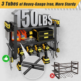 Jusgym side hooks for pliers and wrenches keep workspace tidy.