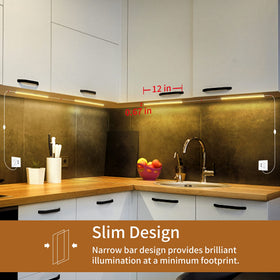 JUSJUBR dimmable LED closet light with memory keeps preferred brightness.