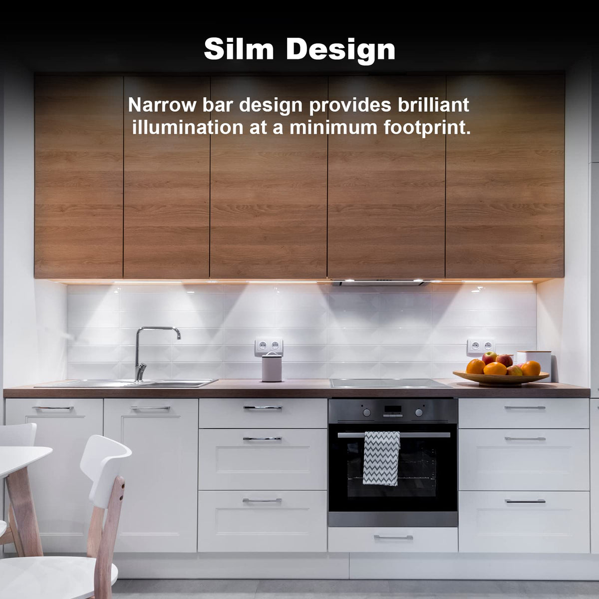 JUSJUBR dimmable under-cabinet lights with memory function