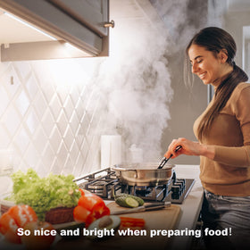 JUSJUBR easy installation with tape and clips for kitchen lighting