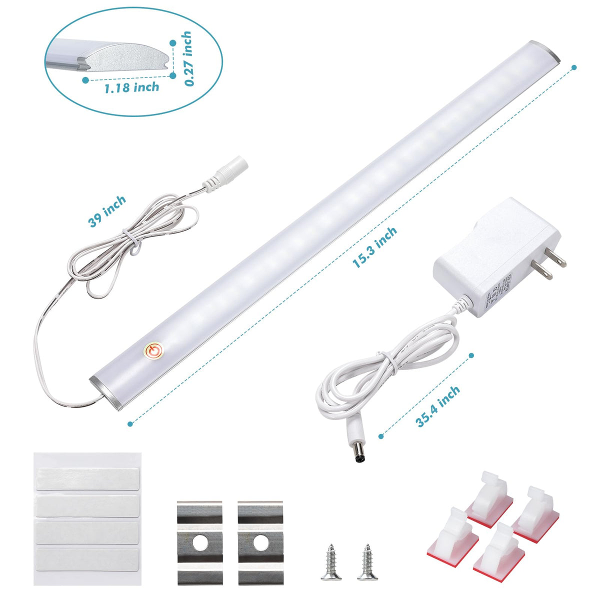 JUSJUBR versatile lighting for kitchen cabinets desks closets and displays