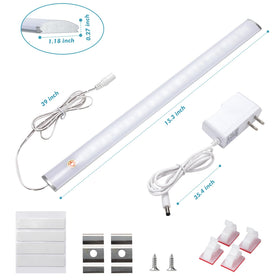 JUSJUBR versatile lighting for kitchen cabinets desks closets and displays