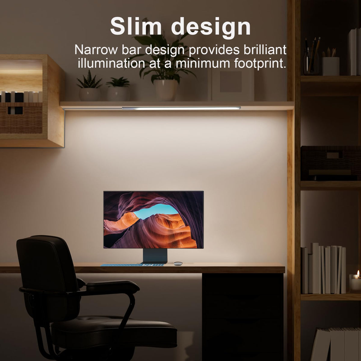 JUSJUBR slim under-cabinet LED bar diffused illumination under cabinets without dots