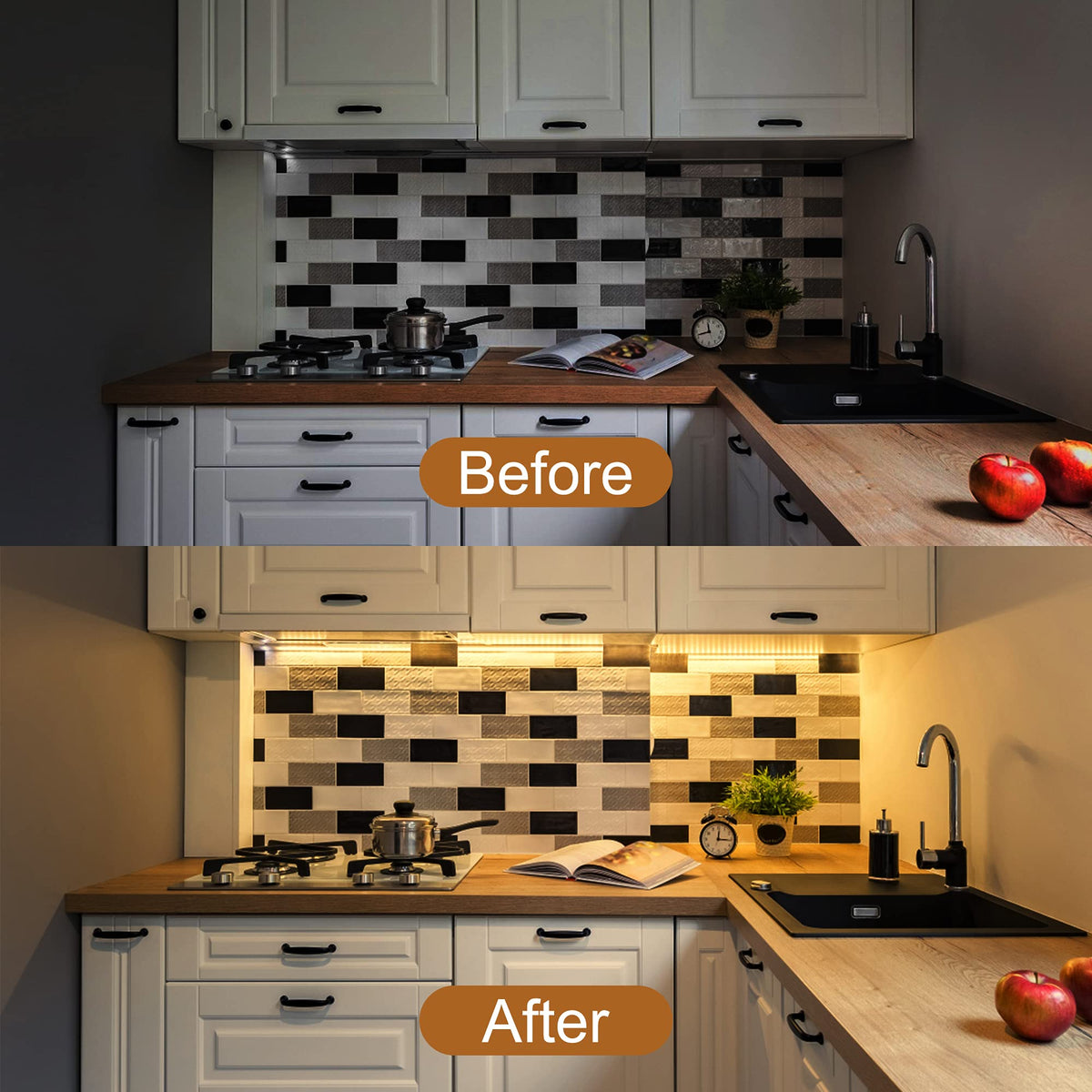 JUSJUBR ultra-slim LED bar blends in with minimal visibility.
