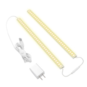 JUSJUBR under cabinet light bar 12in provides even warm illumination for counters.