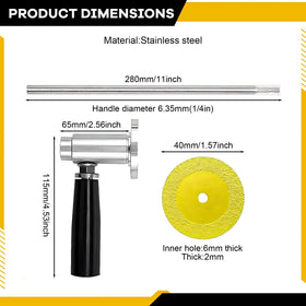JUSTHERE four blades for versatile PVC cutting