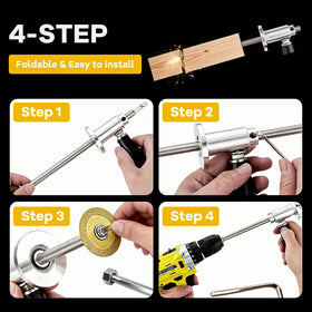 JUSTHERE inside pipe cutter in action for clean pipe prep
