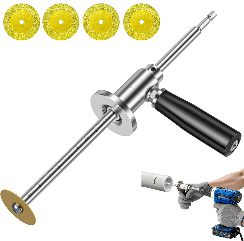 JUSTHERE inside pipe cutter with handle for easy manual control
