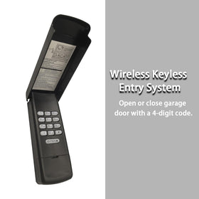 JUSTHILLUP black keypad with backlit numbers for night use.
