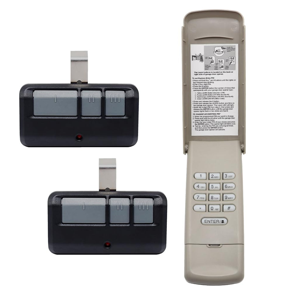 JUSTHILLUP universal keypad close-up with backlit keys for easy entry