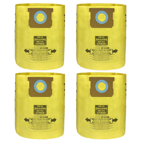 Jusiwow four-pack shop-vac bags for 10-14 gallon vacuums, ready for heavy tasks