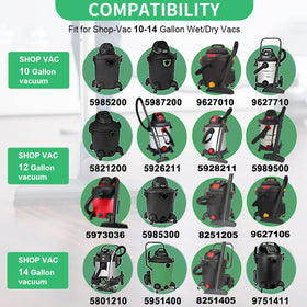 Jusiwow Type F and Type I compatible bags fit 2-1/2 inch nozzles