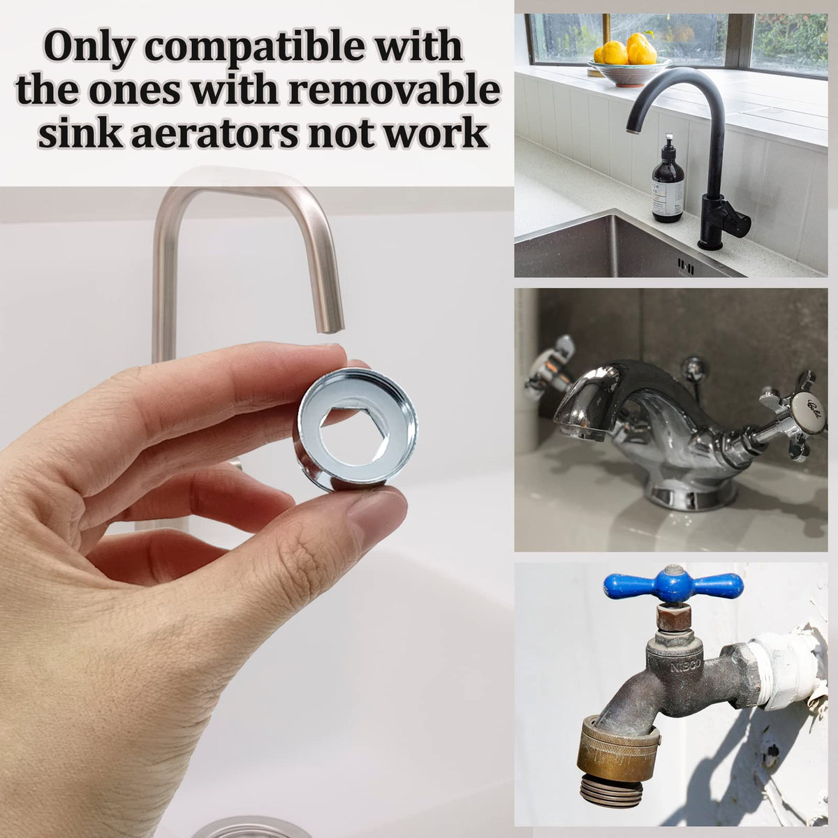 JVNZAM connectors provide male-to-female and female-to-male options for flexible hookups.