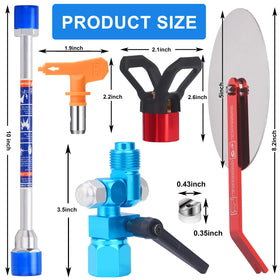 JWGJW spray guide installation shows quick, tool-free setup and reduced fatigue.