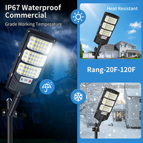 JWT IP65 ABS housing withstands rain, snow, and heat for durable outdoor lighting