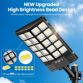 JWT solar street light pole-mount demonstrates quick outdoor installation