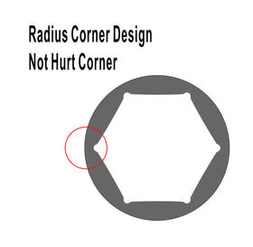 JXHONG 3/4-drive socket phosphated surface guards against rust