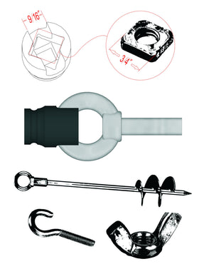JXHONG lineman socket heat-treated Cr-V steel for lasting durability