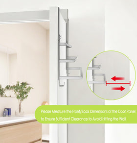 JXONEDAY three tier door towel holder keeps towels organized and dry
