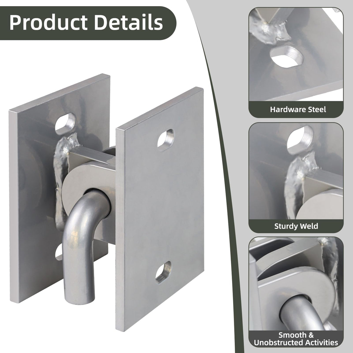JYINCPED Stationary Dock Side Leg-Holder securing dock frames