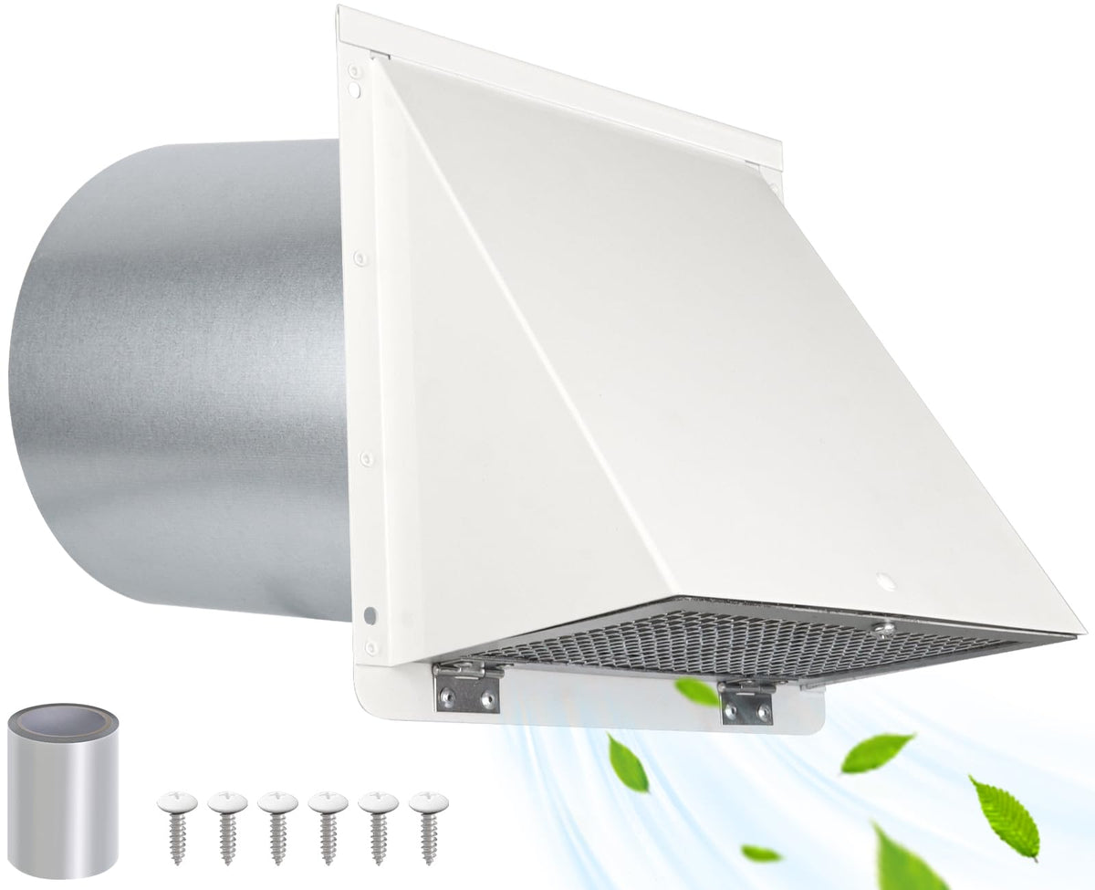 JYINCPED exterior vent cap helps keep rain and debris out