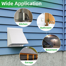 Durable 28-gauge galvanized steel resists rust.
